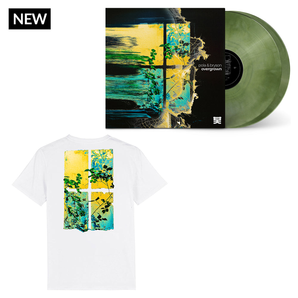 Pola & Bryson - Overgrown LP & T-shirt Bundle (White)