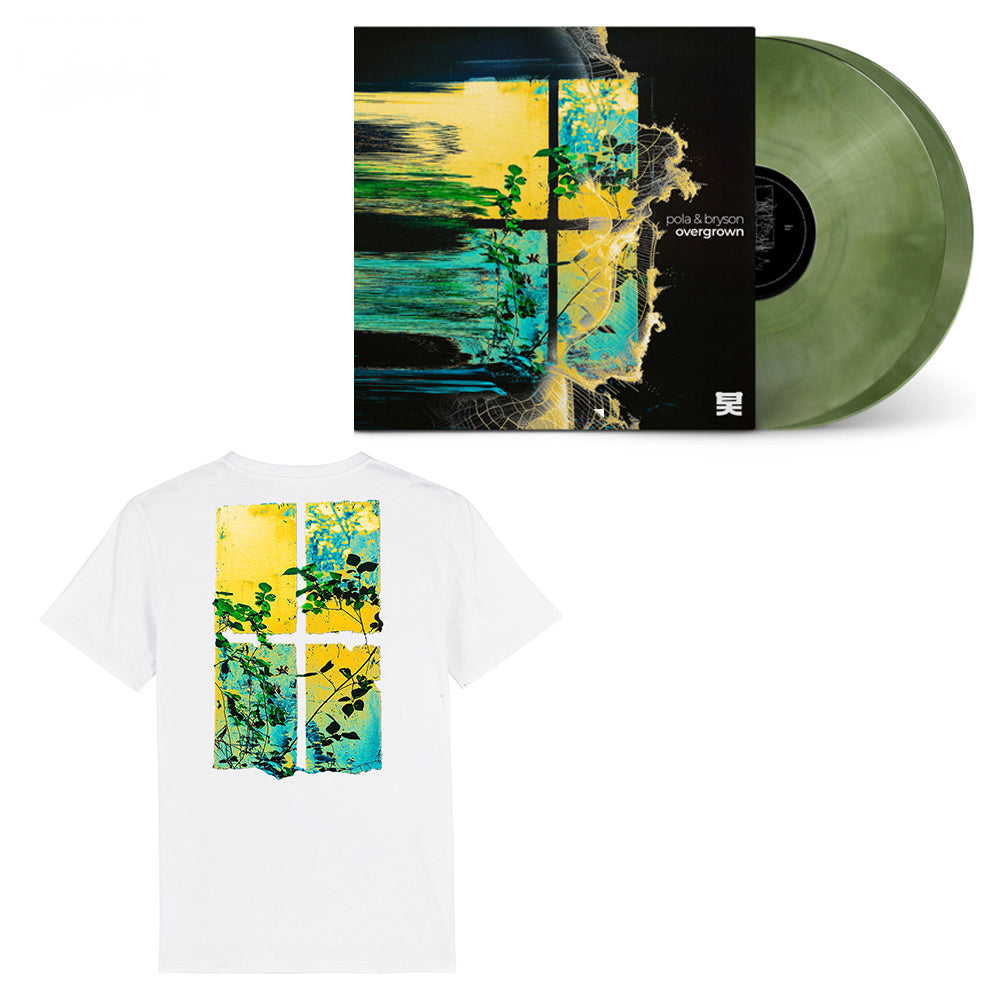 Pola & Bryson - Overgrown LP & T-shirt Bundle (White)