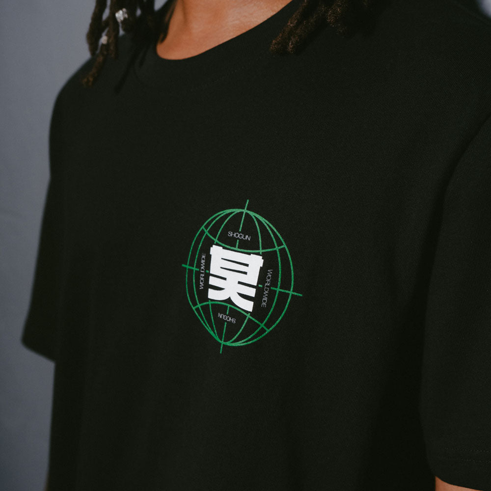 Shogun Audio Worldwide T-shirt Black & Green