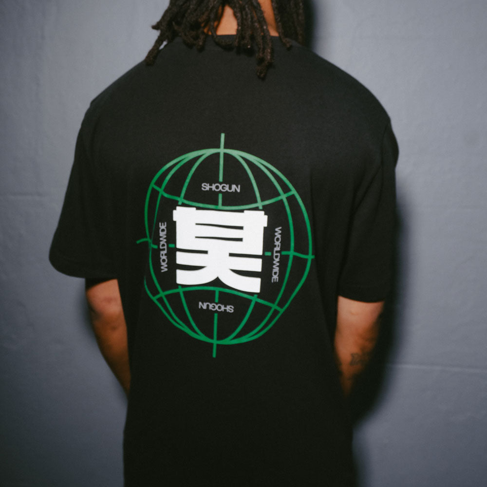 Shogun Audio Worldwide T-shirt Black & Green