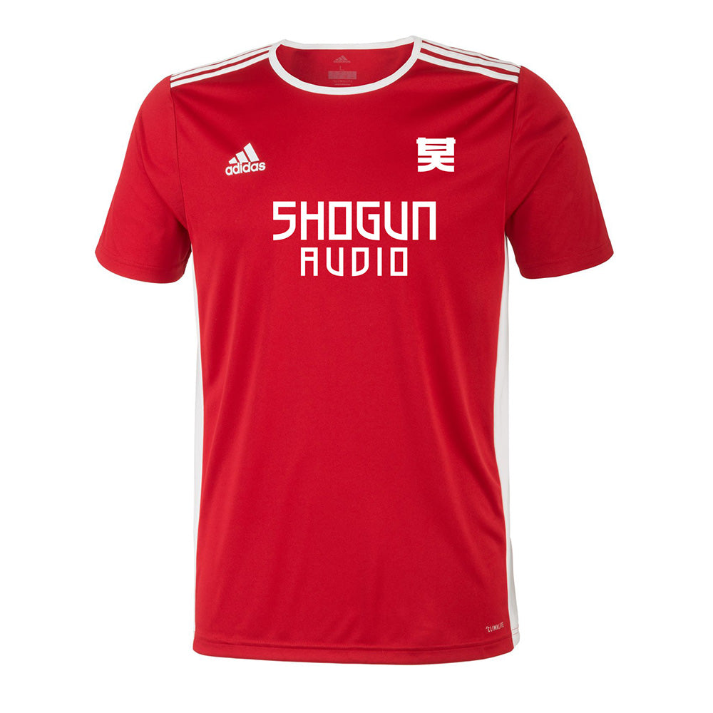 Shogun x Adidas Football Shirt Red - Shogun Audio