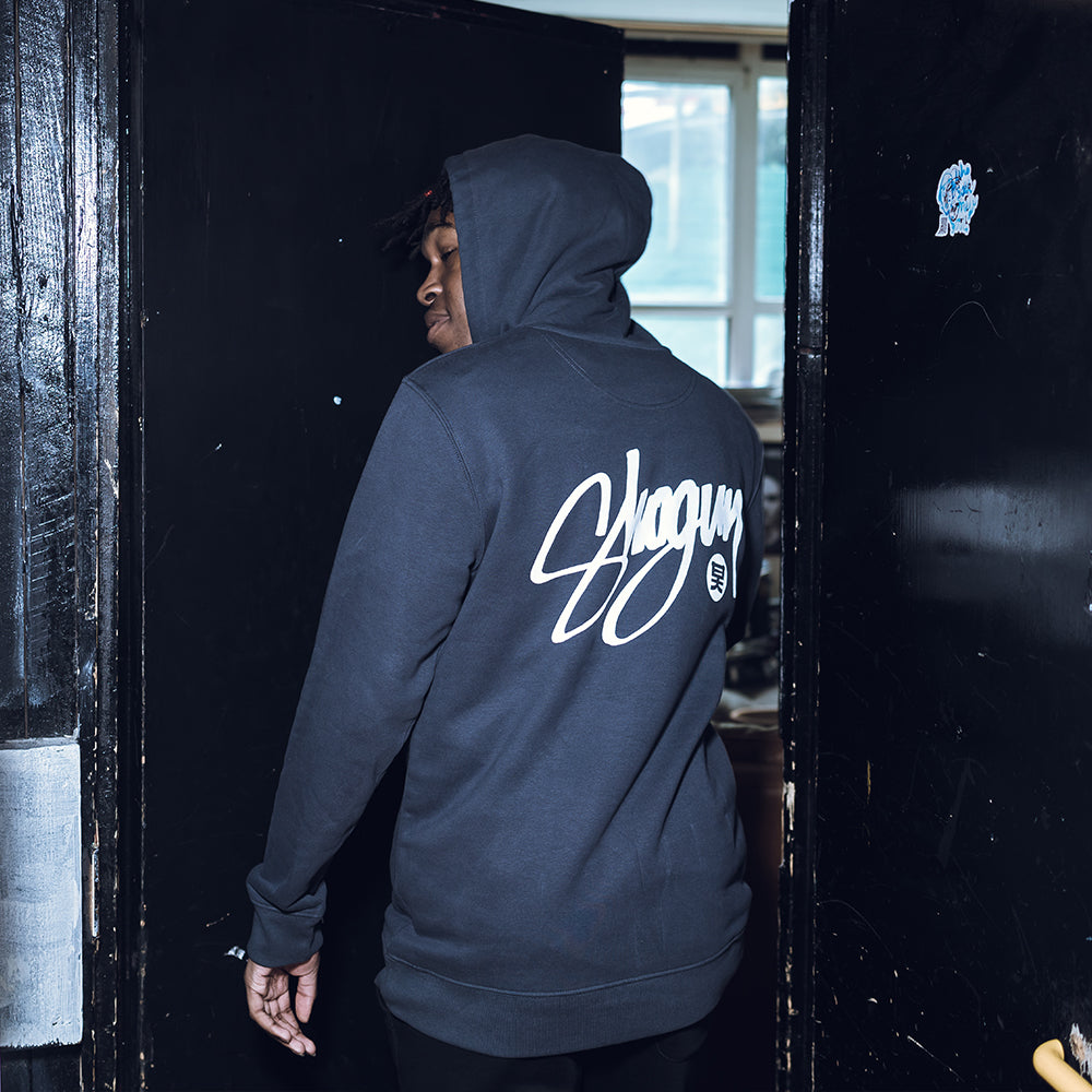 Shogun Audio Script Hoodie Ink Grey - Shogun Audio
