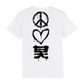 Peace, Love, Shogun T-shirt White