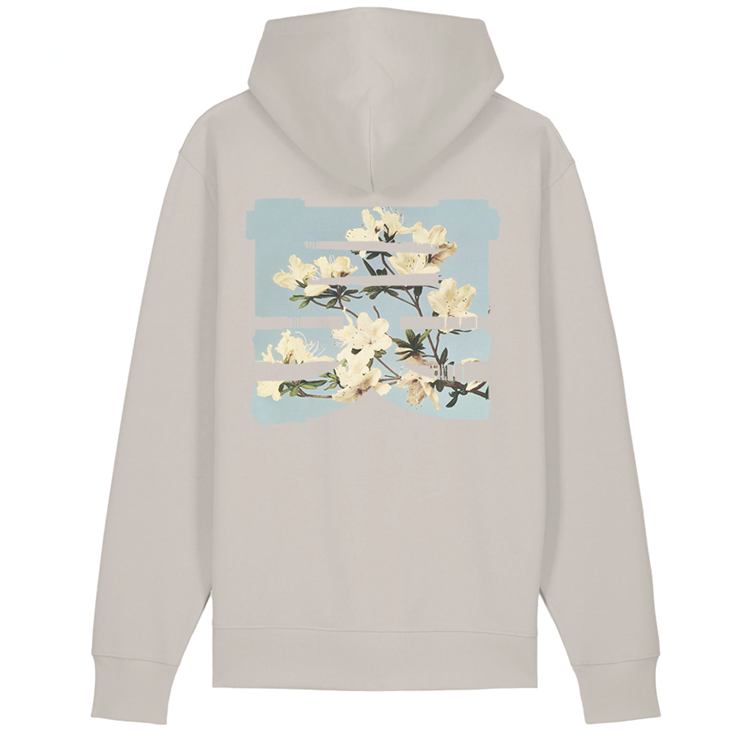 Shogun Audio Kanji White Petal Hoodie Stone