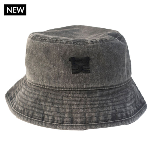 Shogun Audio Faded Black Bucket Hat
