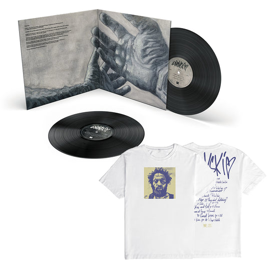 DRS - Del-Rok-Ski LP & Tshirt Bundle (White)