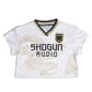 Shogun Cropped Football Shirt White