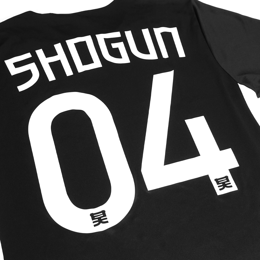 Shogun x Adidas Football Shirt Black - Shogun Audio