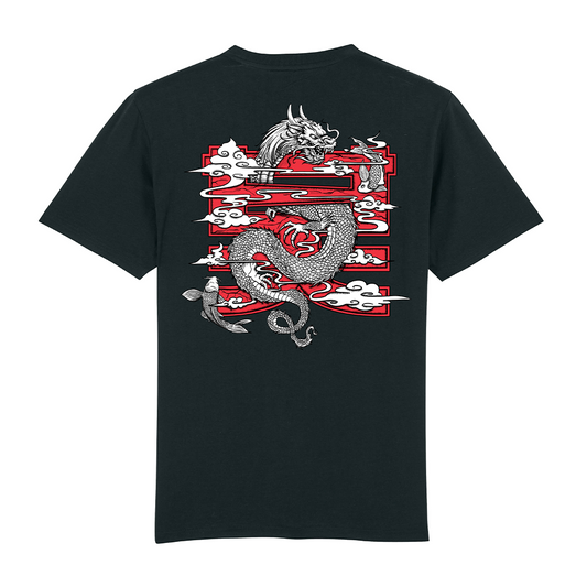 Shogun Audio Dragon T-shirt Black/Red - Shogun Audio