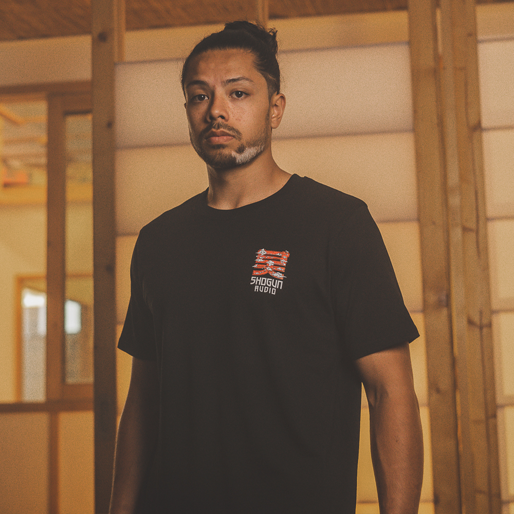 Shogun Audio Dragon T shirt Black Red
