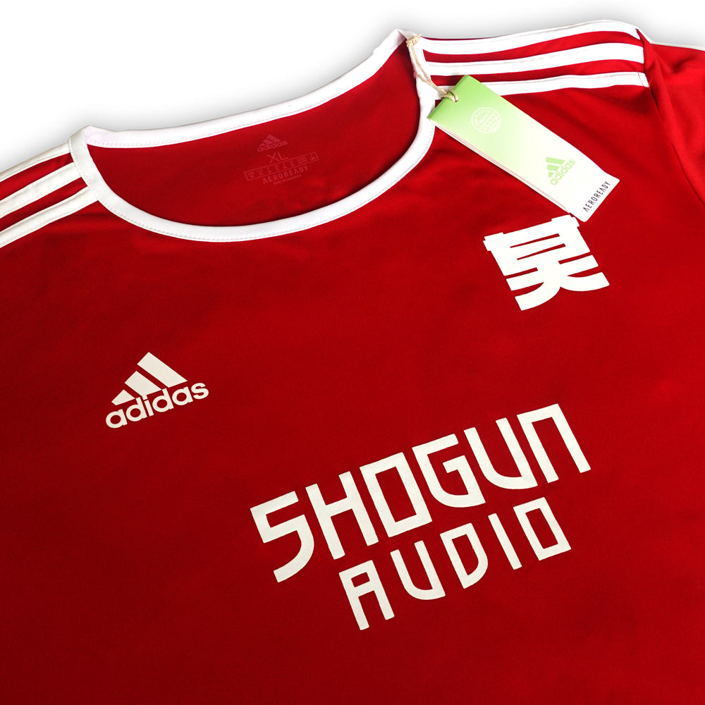 Shogun x Adidas Football Shirt Red - Shogun Audio