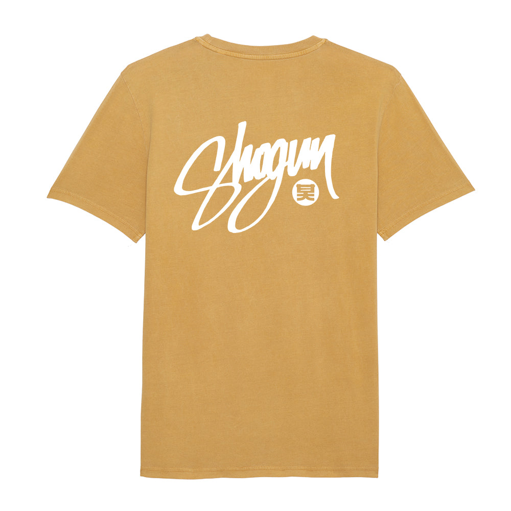 Shogun Audio Script T-Shirt Dyed Ochre - Shogun Audio