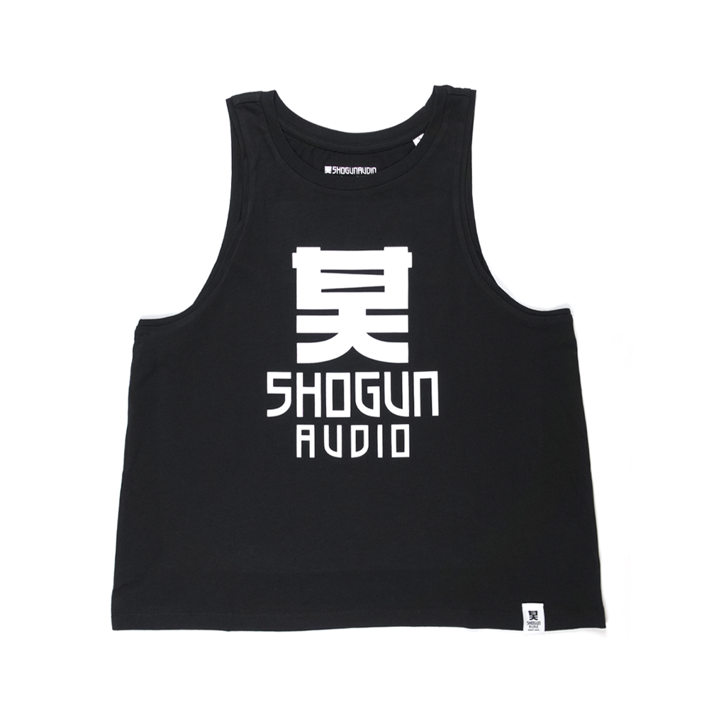 Shogun Audio Classic Ladies Vest Top Black - Shogun Audio