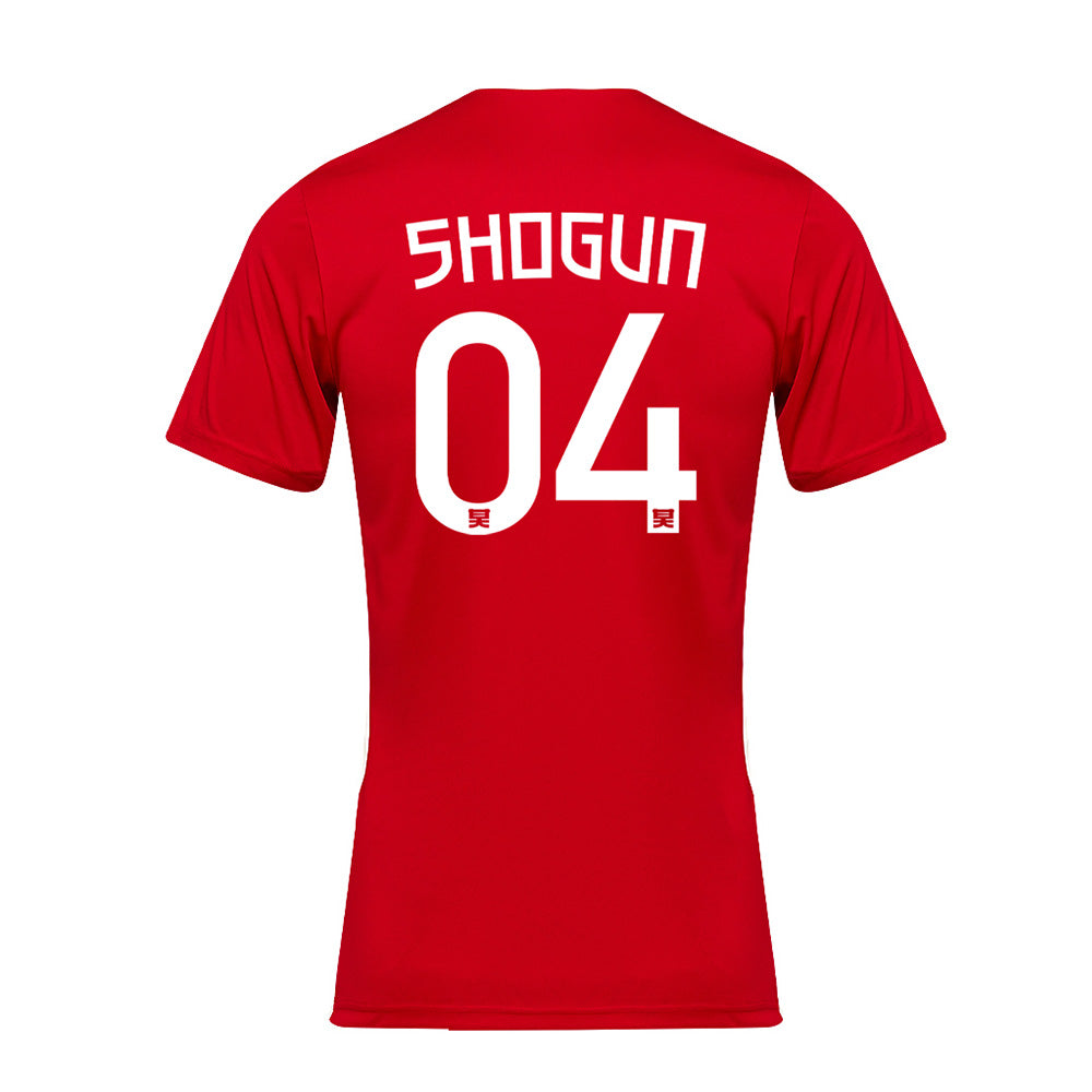 Shogun x Adidas Football Shirt Red - Shogun Audio