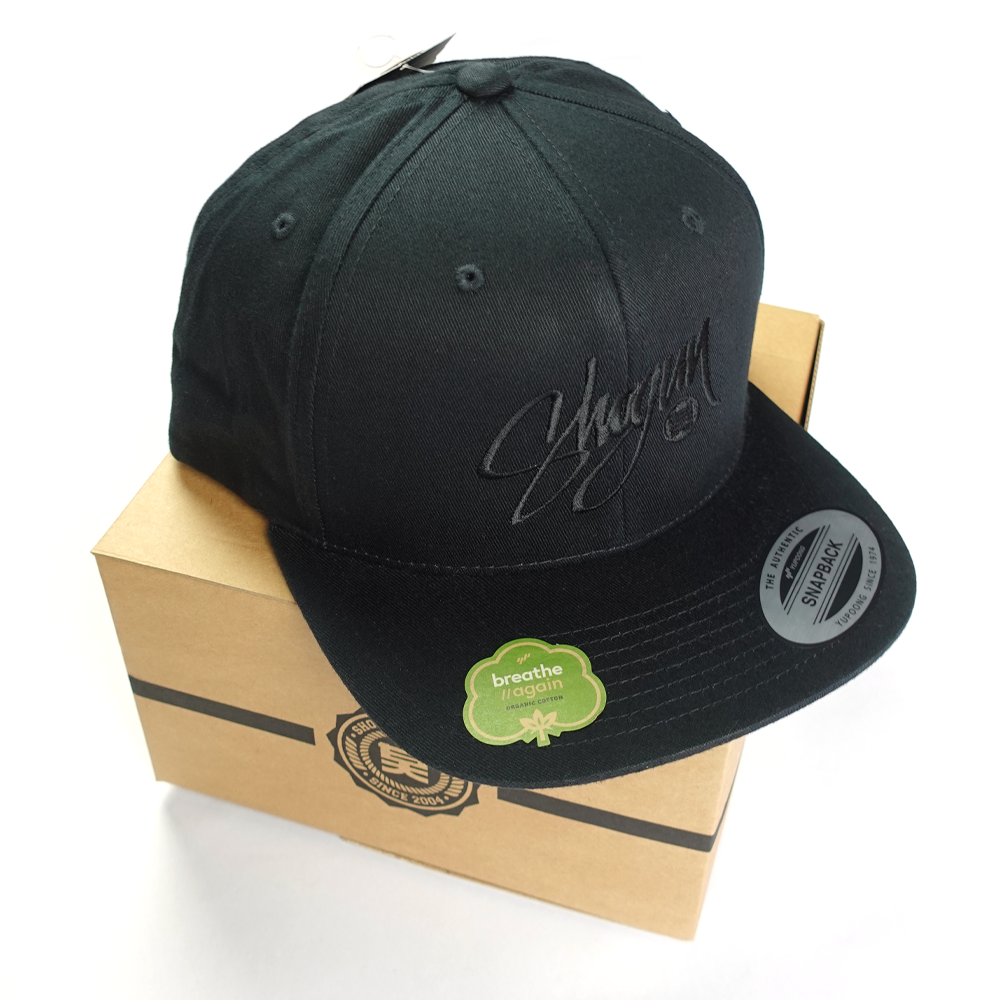 Shogun Audio Script Snapback Cap Black On Black - Shogun Audio
